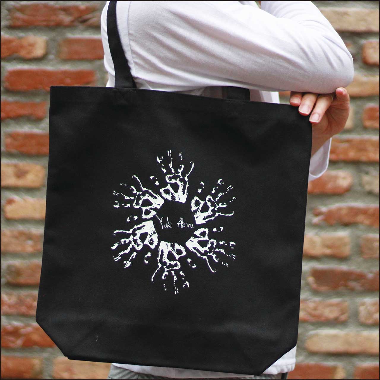 新品 Black＆White/ブラック&ホワイト 立体花柄 トートバッグ ピンク 新品 Black＆White/ブラック&ホワイト 立体花柄 トートバッグ ピンク