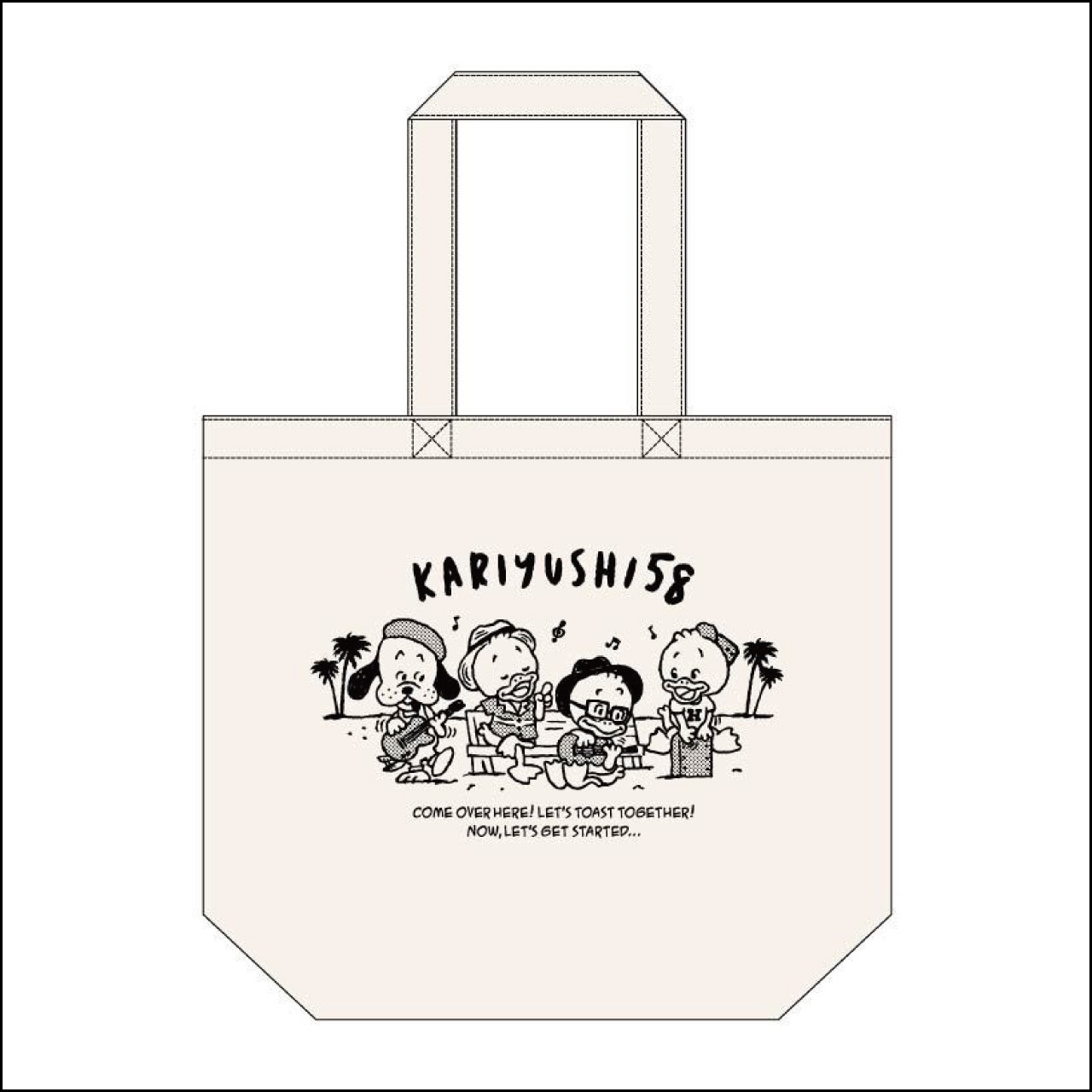 【LAST SALE】KARIYUSHI DUCK&DOGトートバッグ