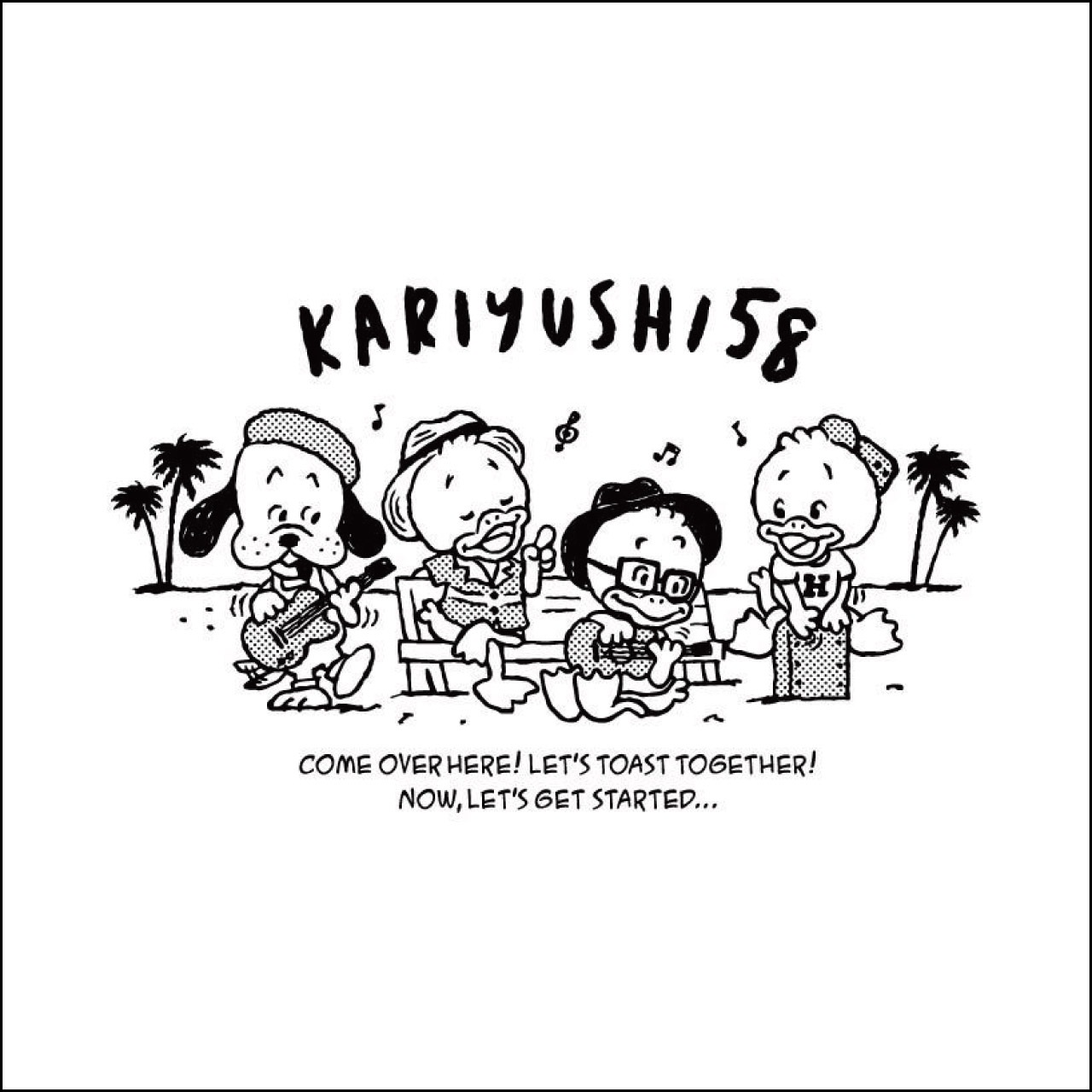【LAST SALE】KARIYUSHI DUCK&DOGトートバッグ