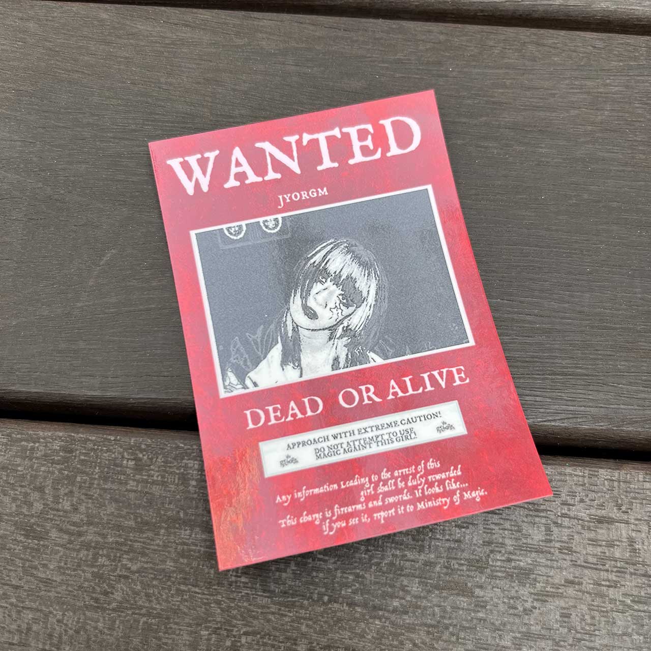 極悪非道ステッカー