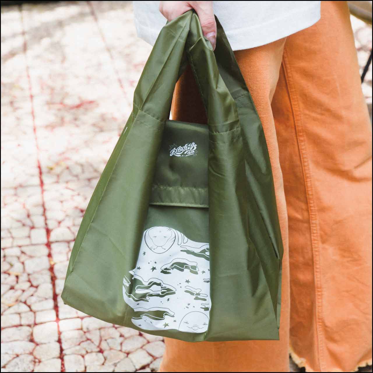 “ 宇宙友泳 “エコバッグ