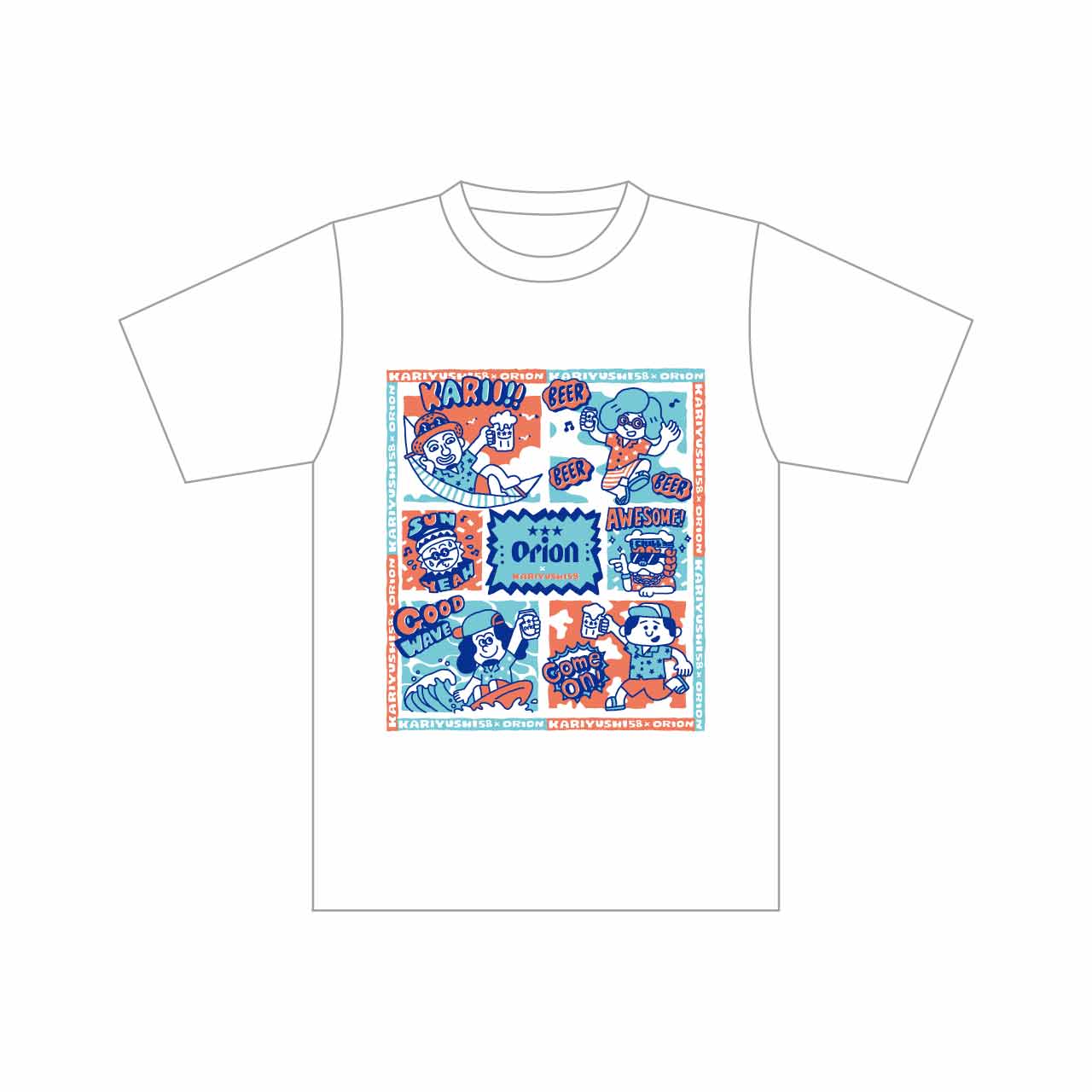 かりゆし58×オリオンビール コラボTシャツ