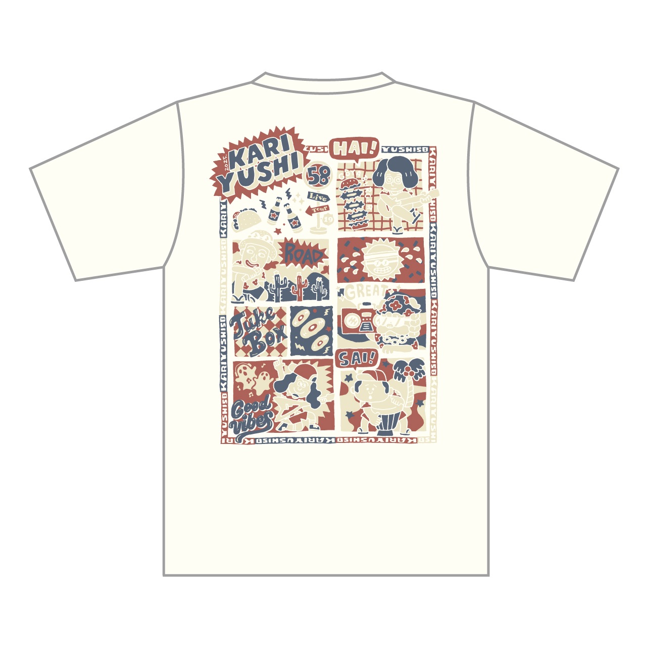 ハイサイタコスTシャツ