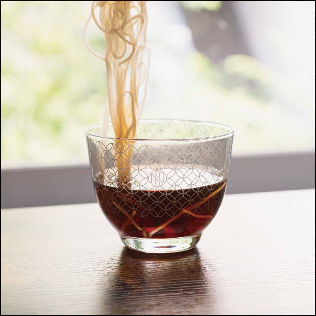 日食ロゴ冷茶グラスセット