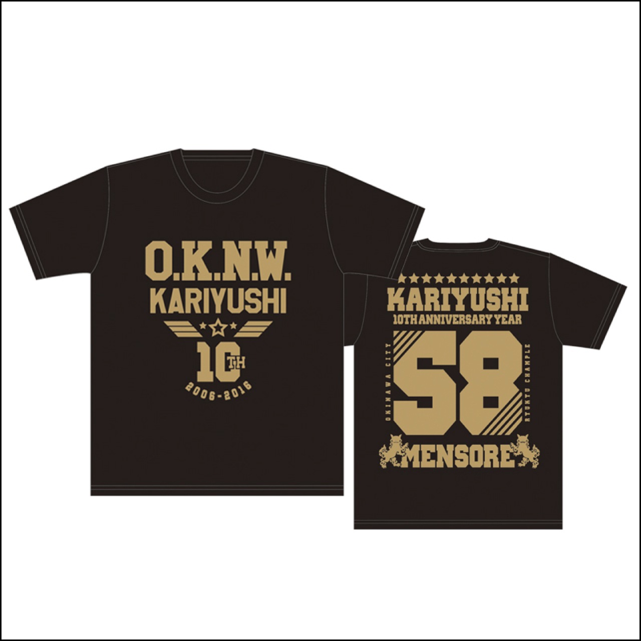【LAST SALE】WINGTシャツ/ブラック