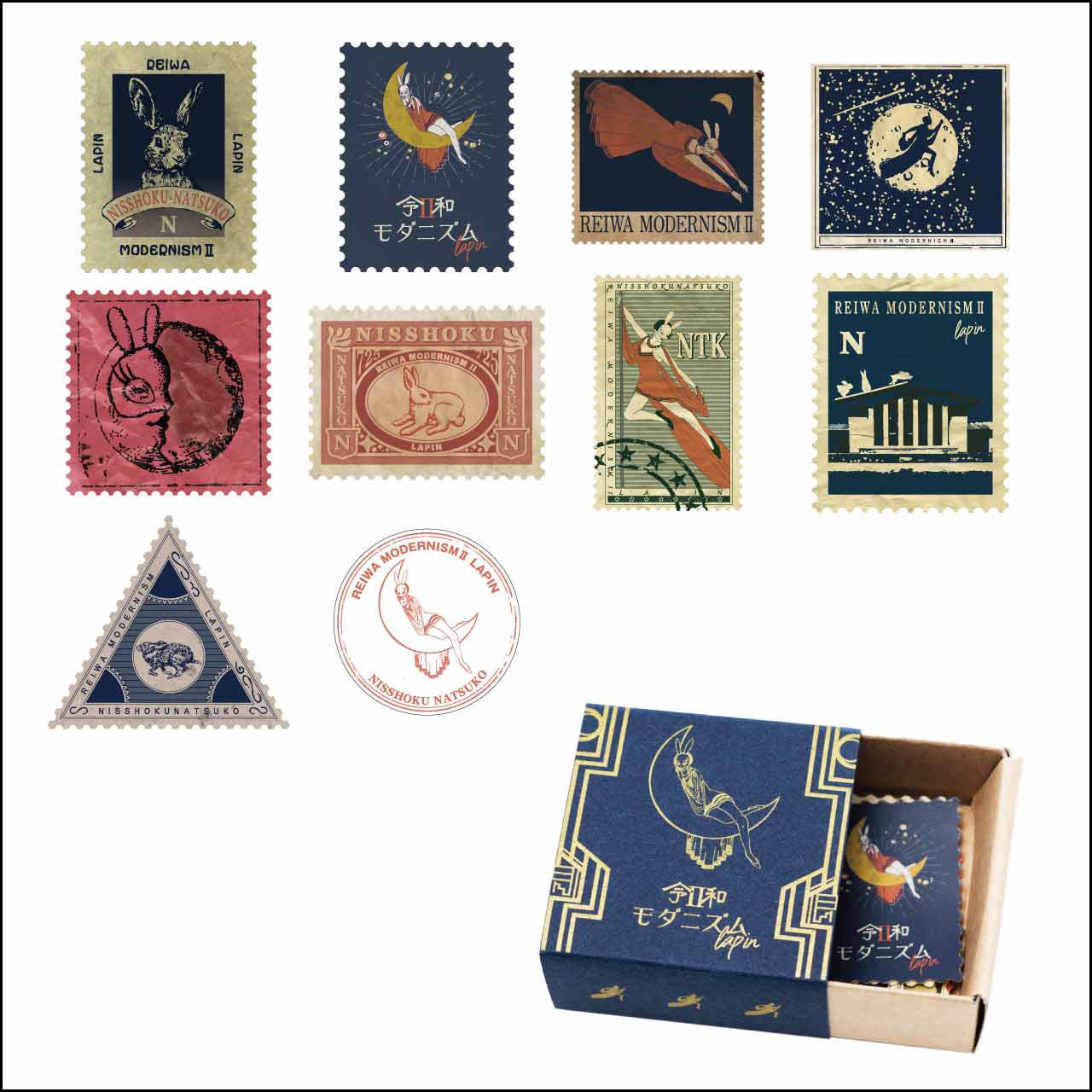 切手風ステッカーセット | すべての商品 | LD&K ONLINE SHOP