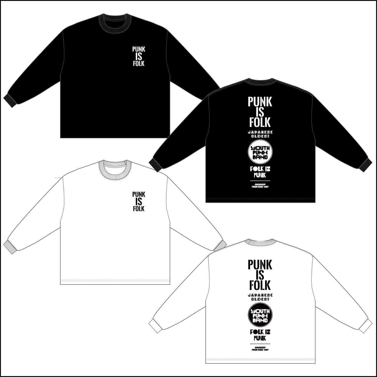 ビックシルエットロングスリーブTシャツ