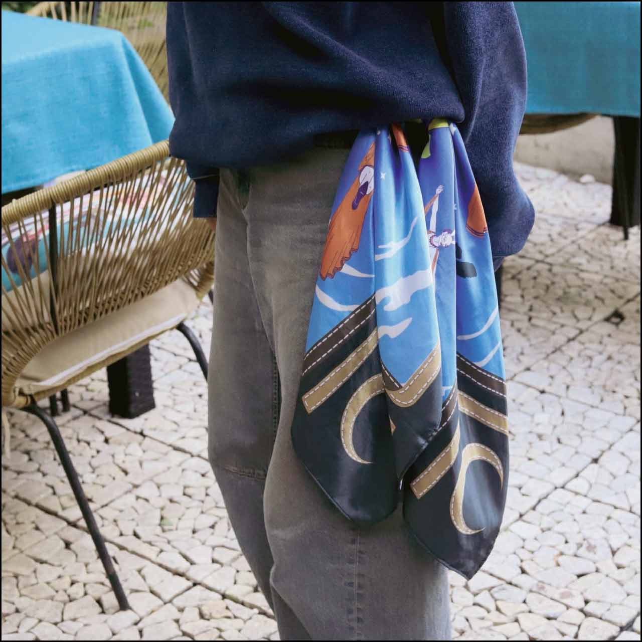 令和モダニズムII　大判スカーフ【ネコポス】