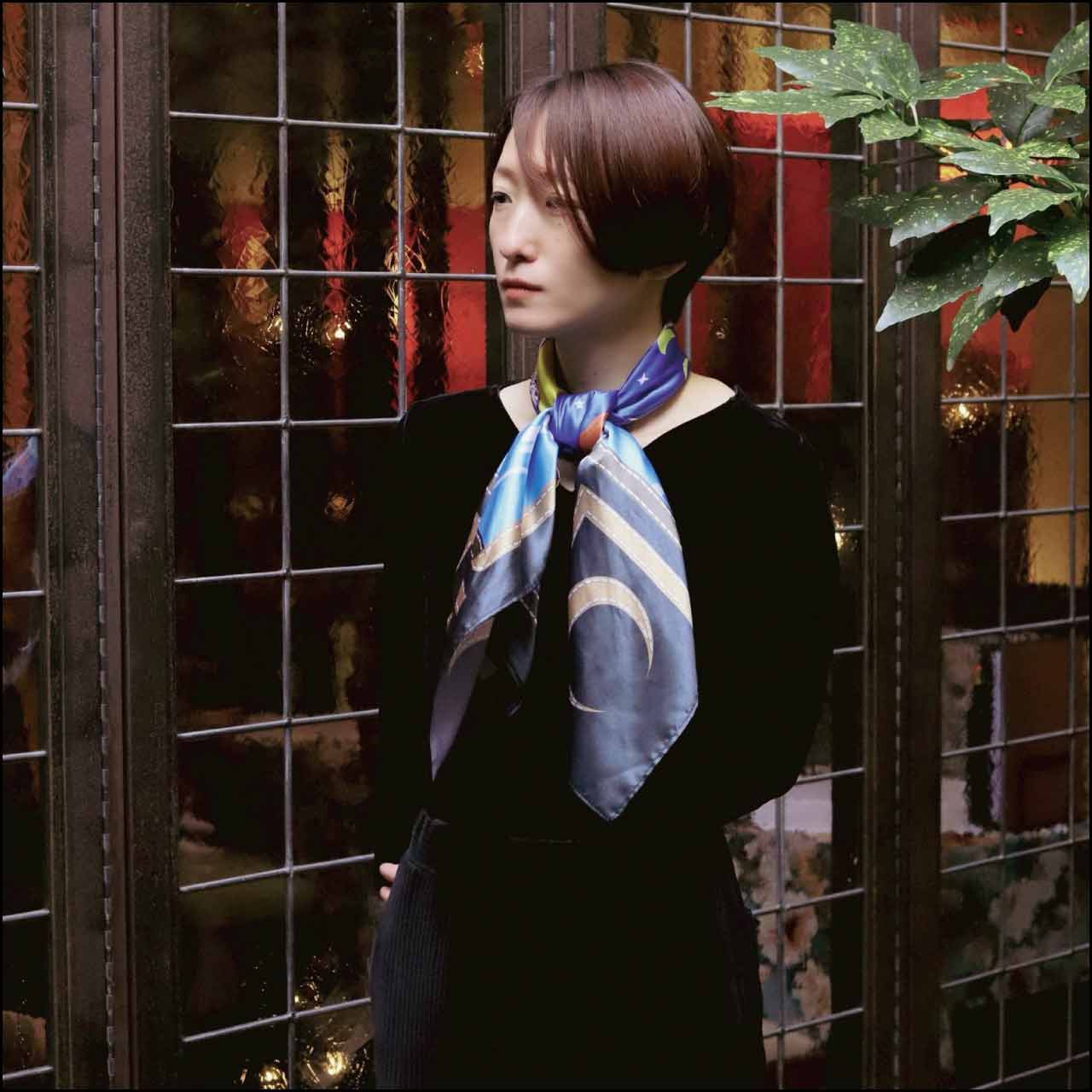 令和モダニズムII　大判スカーフ【ネコポス】