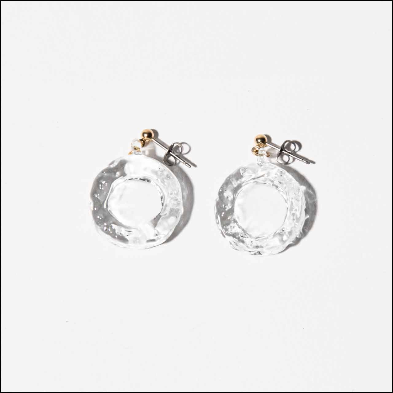 アクセサリー HARIO Lampwork Factory 楽天市場】【購入特典付】 HARIO ピアス プティ K10 HARIO