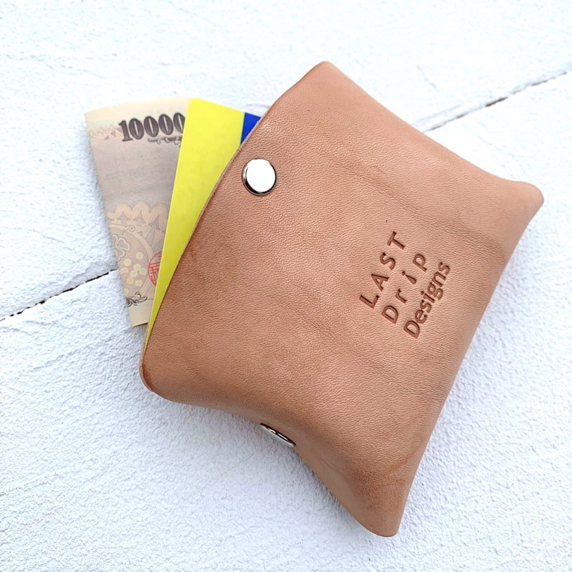 ミニマム2つ折り財布 （外小銭入れつき）｜Non-Foundation Leather