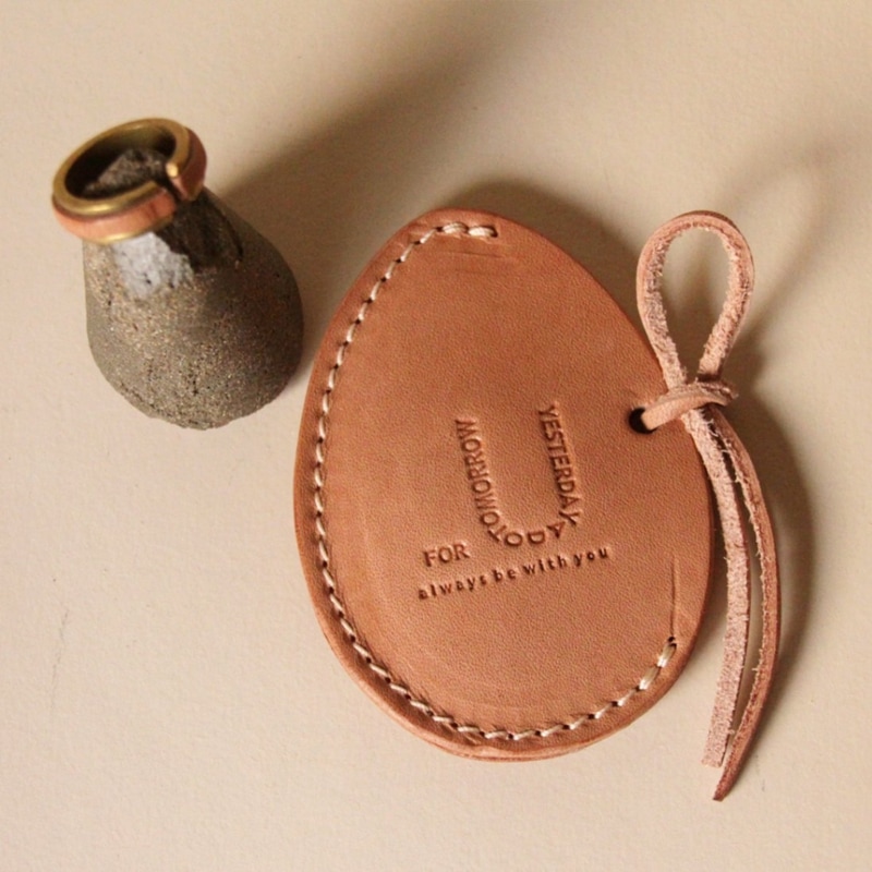 DIARY RING （3サイズ展開 ）レザーリング、革の指輪｜Non-Foundation