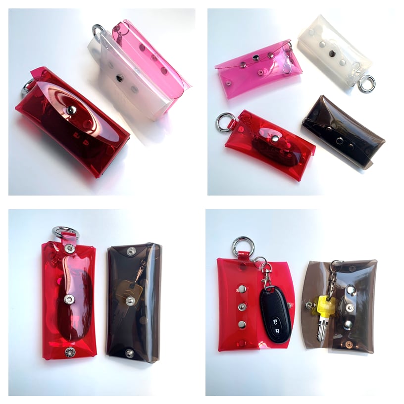 【 全11色 透明 セパレート キーケース 】 シェアする キーケース ／ スマートキー ・ 防水 ビニール PVC ｜ フェス アウトドア レジャー おすすめ acp pst