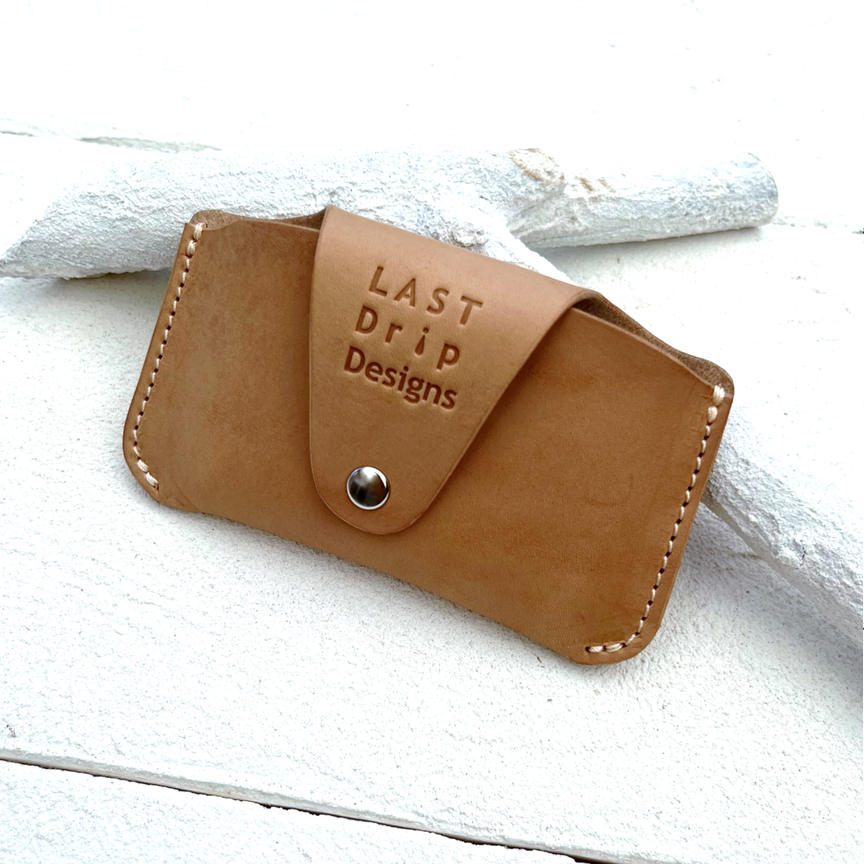 本ヌメ革 牛革 ベルトホック カードケース 】 エレファントトランク