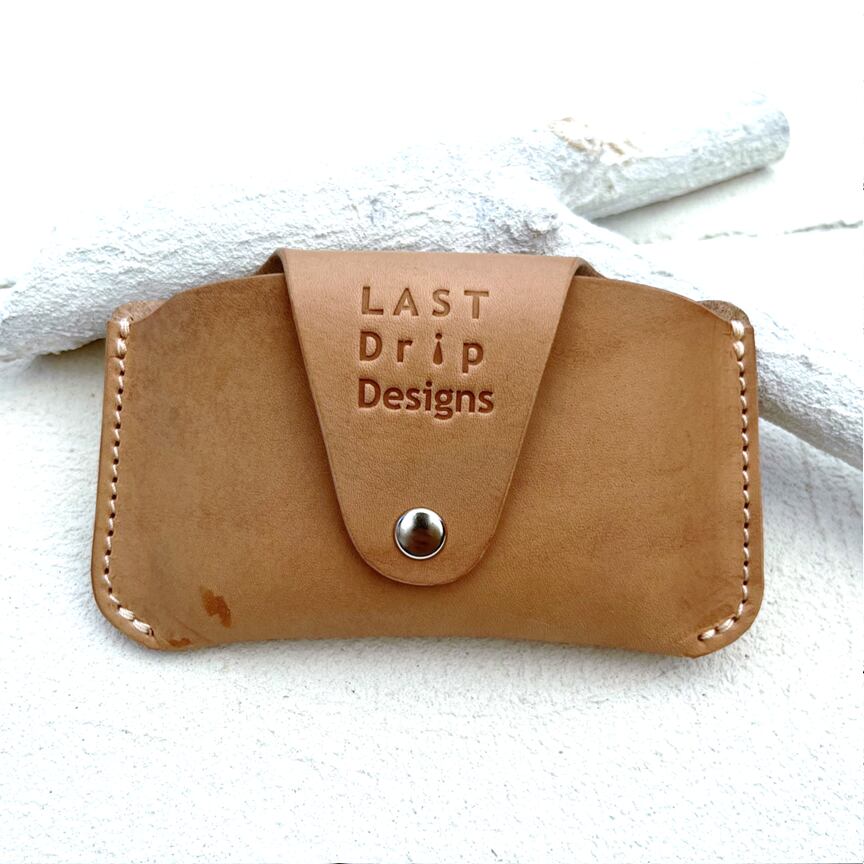 本ヌメ革 牛革 ベルトホック カードケース 】 エレファントトランク