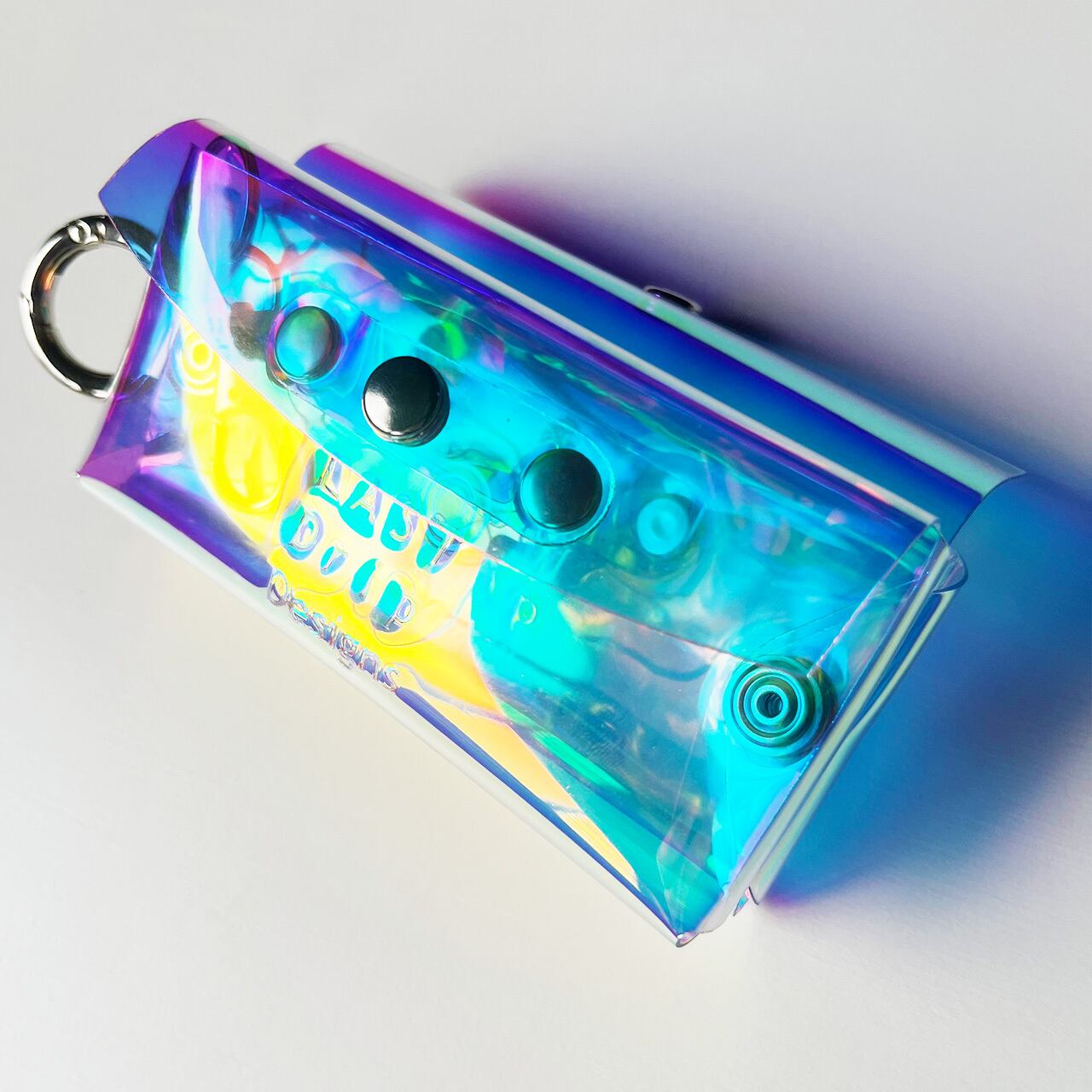 【 オーロラ キーケース 2トーン 】 シェアする セパレートキーケース ／ スマートキー ・ 虹色 防水 ビニール PVC ｜ フェス アウトドア レジャー おすすめ acp pst