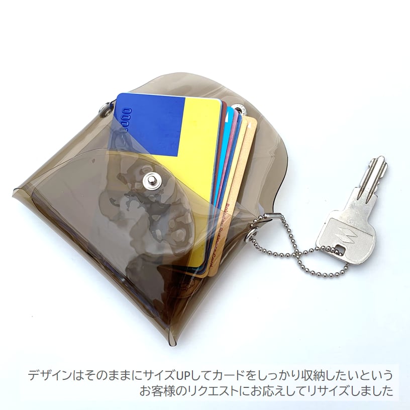 【 オーロラ ミニ財布 ワイド 】 レター型 コンパクト財布 ／ マルチウォレット パスケース ・ 虹色 防水 ビニール PVC ｜ フェス アウトドア レジャー おすすめ acp pst