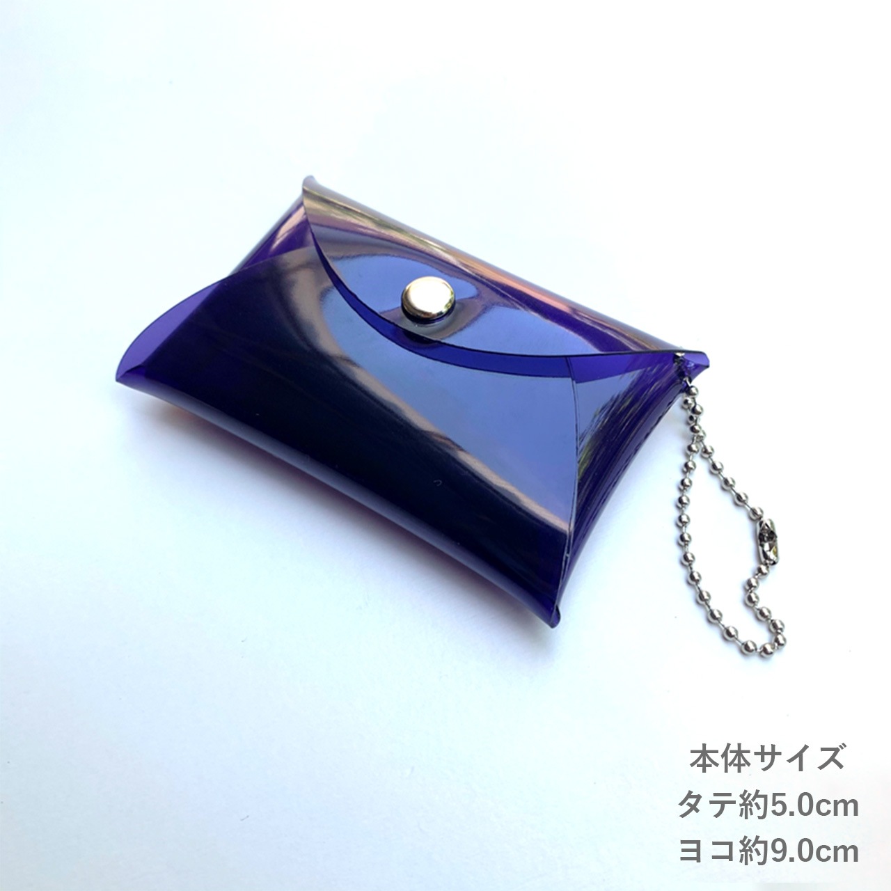 【 オーロラ パスケース 】 レター型 定期入れ ／ カードケース 免許証 学生証 ・ 虹色 防水 ビニール PVC ｜ フェス アウトドア レジャー おすすめ acp pst