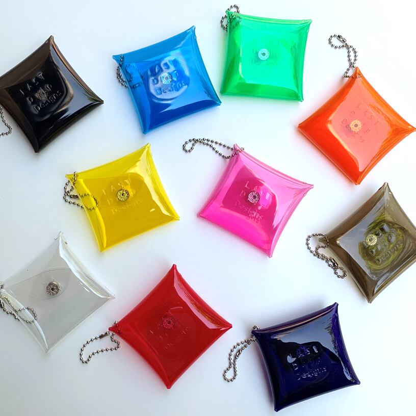 【 全11色 透明 airpods ケース 】 レター型 クリアケース / クリアポーチ イヤホン スマホ iphone ・ 防水 ビニール PVC | フェス アウトドア レジャー おすすめ acp pst