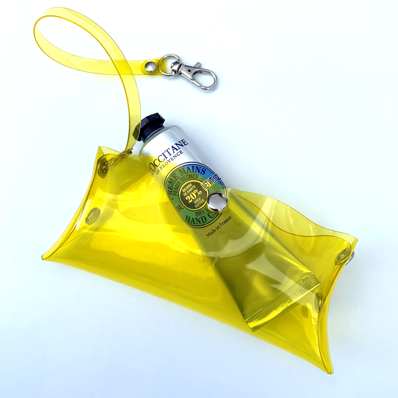 半額以下★48個ケース販売★ウォーターラッピング ハンドクリーム 全11色 透明 ロクシタンハンドクリーム30ml ケース 】 キューブ型