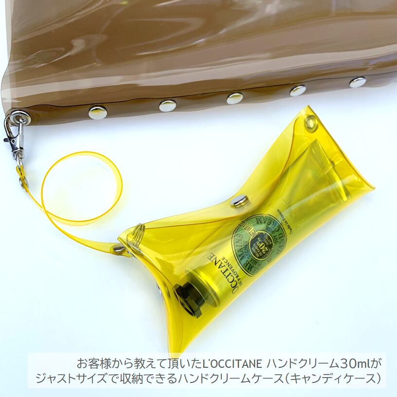 全11色 透明 ロクシタンハンドクリーム30ml ケース 】 キューブ型