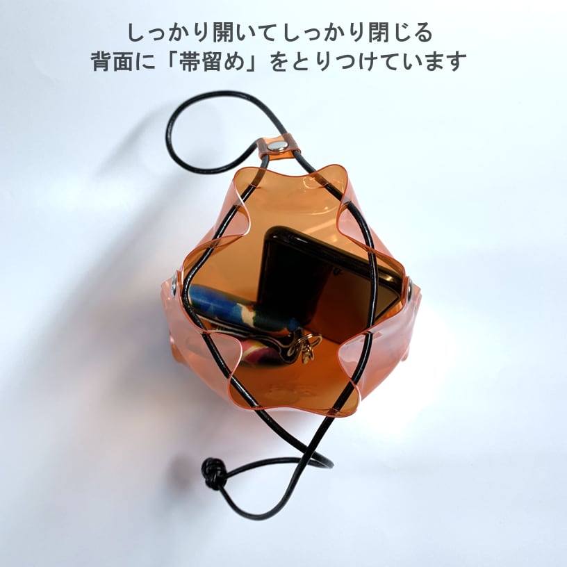 【 全11色 透明 巾着バッグ Sサイズ 】 巾着袋 ／ クリアバッグ・ 防水 ビニール PVC ｜ フェス アウトドア レジャー おすすめ acp hnd