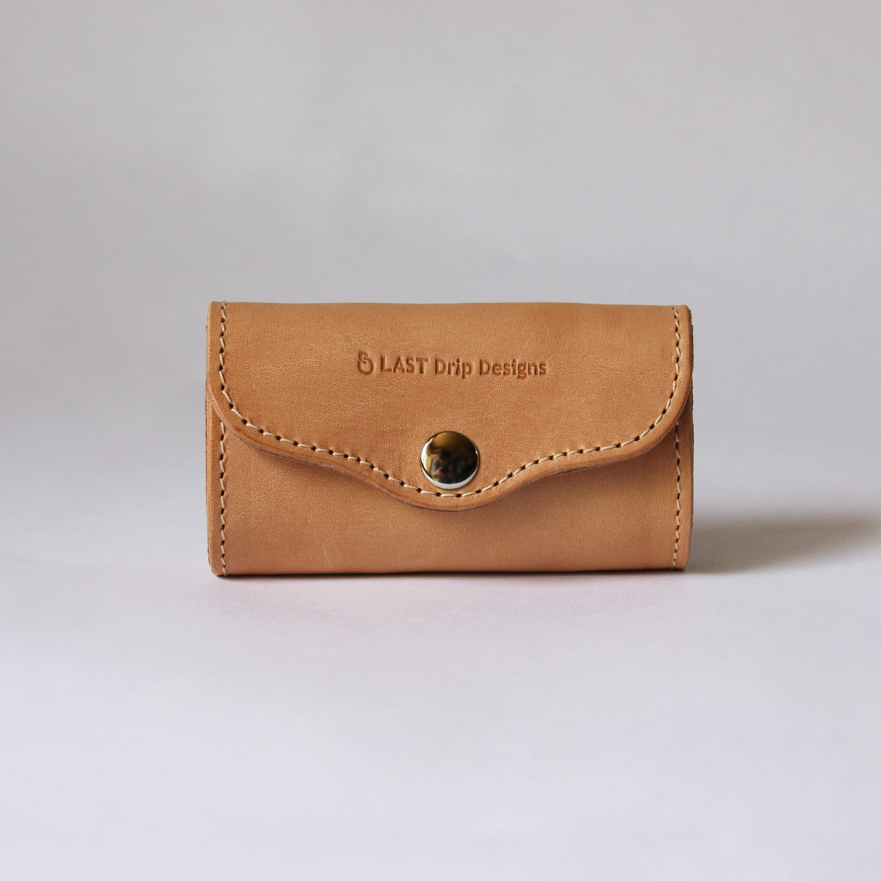 本ヌメ革 牛革 バレル型 小銭入れ 】 樽型 コインケース