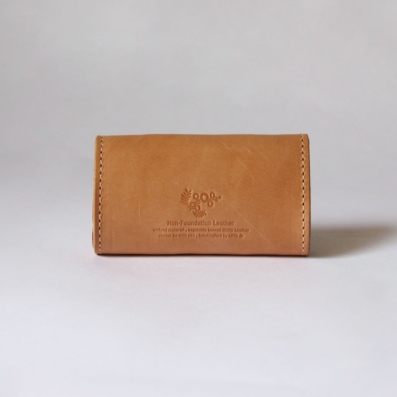 本ヌメ革 牛革 バレル型 小銭入れ 】 樽型 コインケース ／ レザー