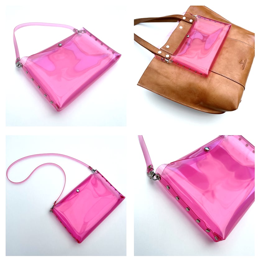 全11色 透明 横型 スマホバッグ 】 ストラップが選べる スマホ