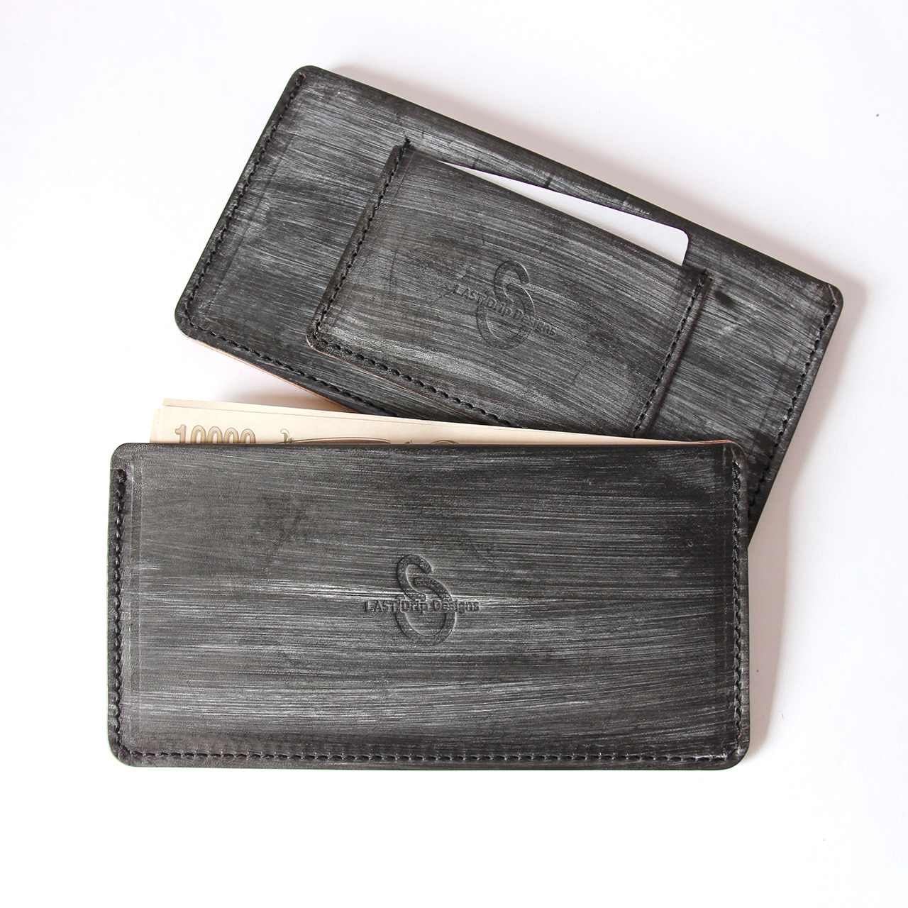 【 ブライドルレザー シンプル 長札入れ 】 カスタマイズできる 長札入れ ( 小銭入れなし ) / 長財布 札入れ ・ Bridle Leather 蝋引き革 | 経年変化 おすすめ nfl pst