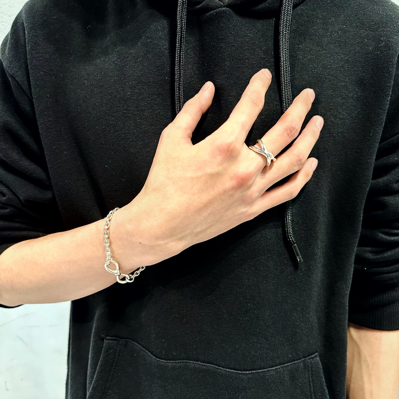 スネークインフィニティフリーリング/ラージ 《BDSR-020-2F》の写真