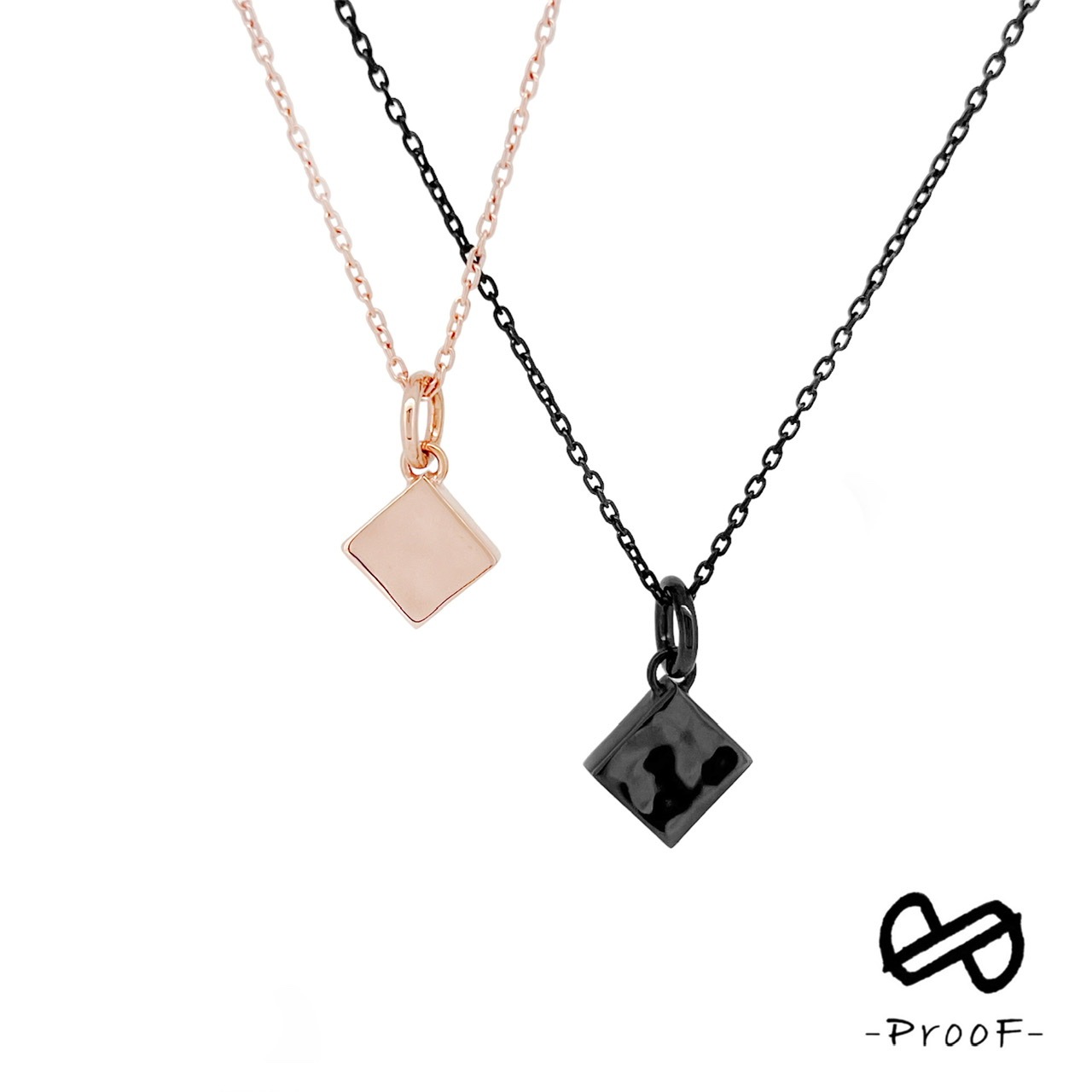 スクエアサーフェスネックレス《PP-003/DM,PP-004/DM》の写真