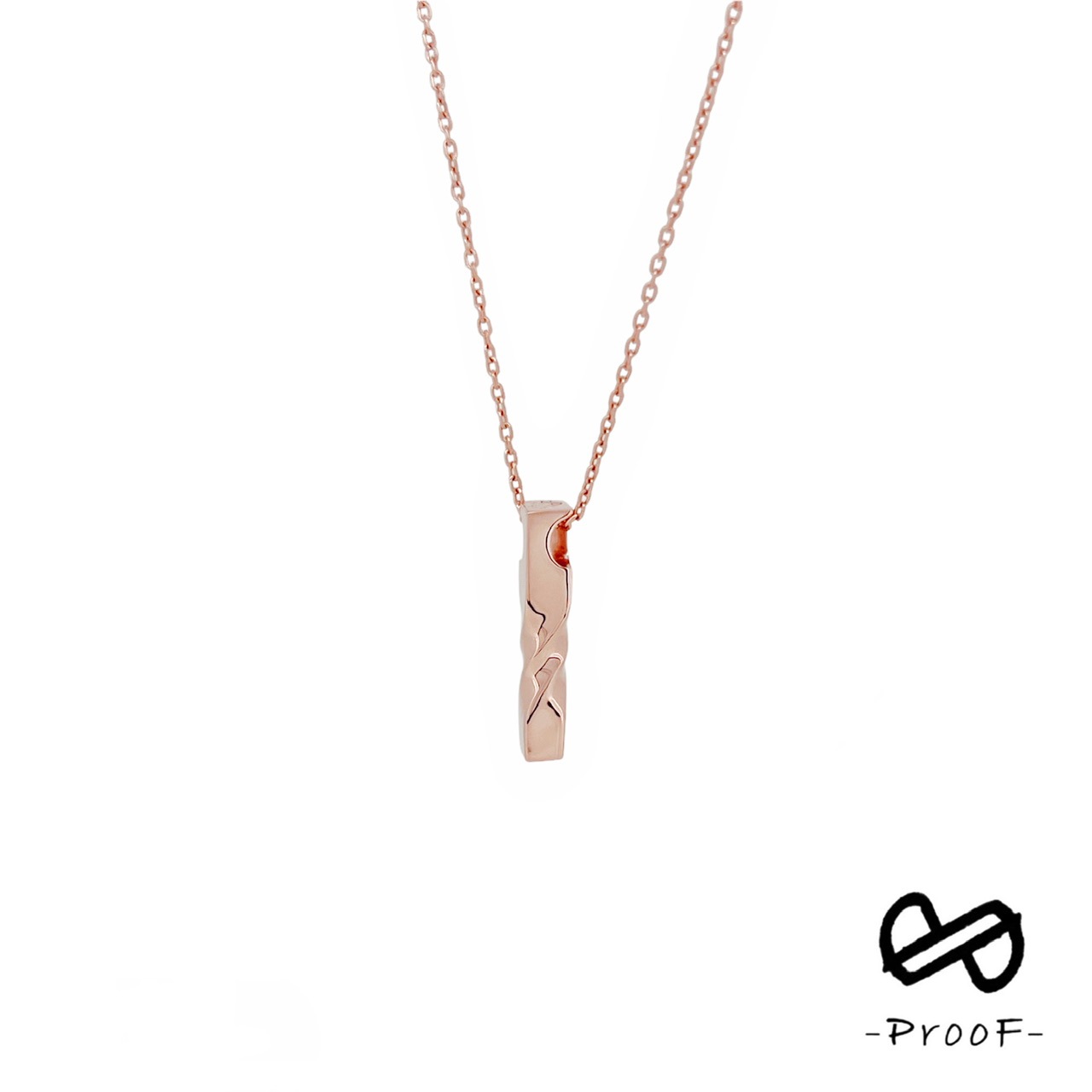 ツイストバーネックレス《PP-007/DM》の写真