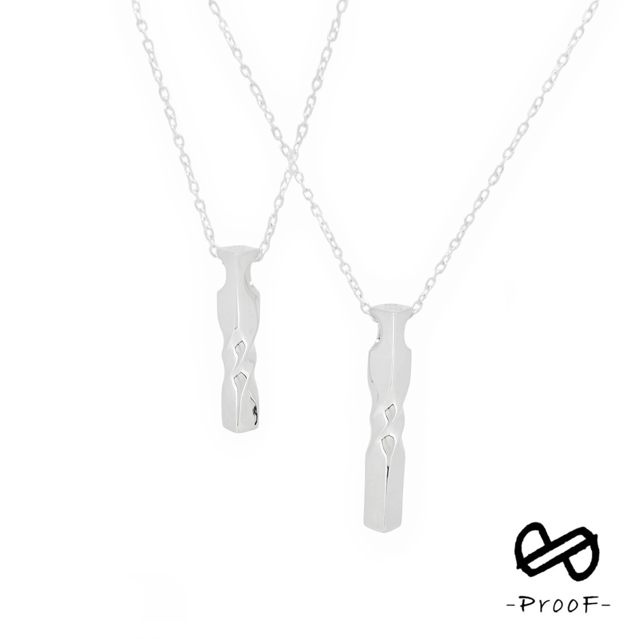 ツイストバーネックレス《PP-007/DM,PP-008/DM》の写真