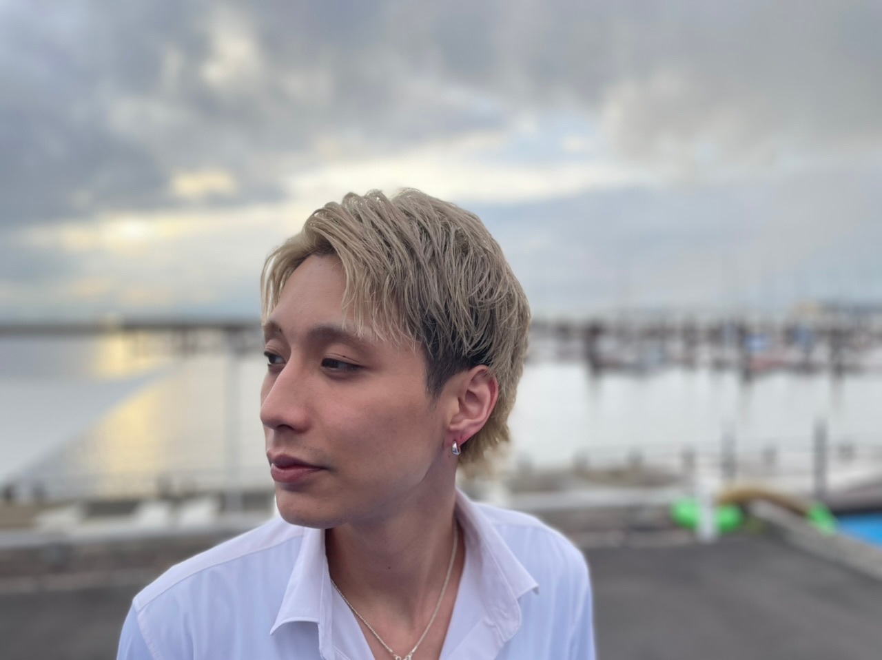 サーフボードピアス 《LDSE-004/K18P》の写真