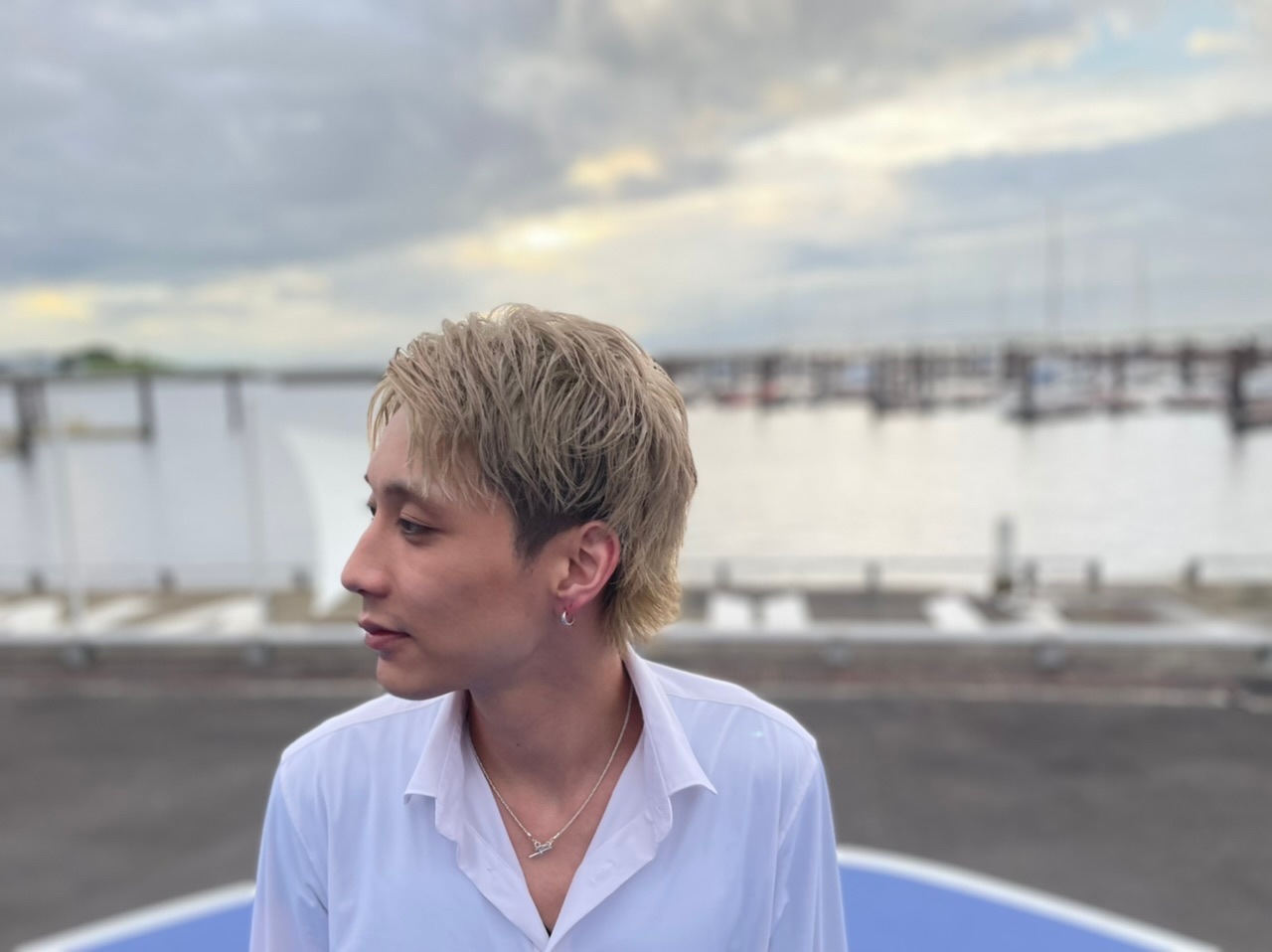 サーフボードピアス 《LDSE-004/K18P》の写真