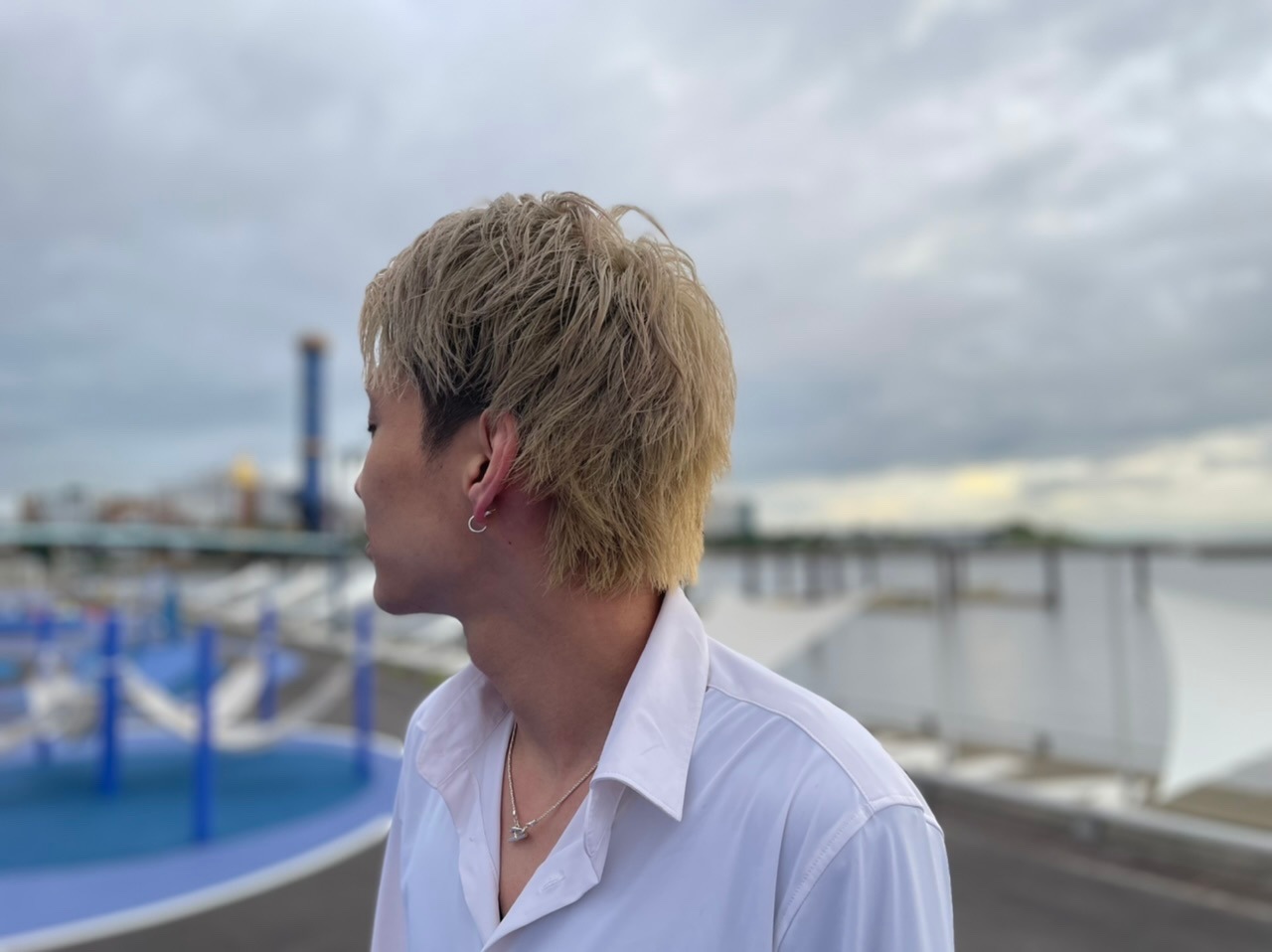 サーフボードピアス 《LDSE-004/K18P》の写真