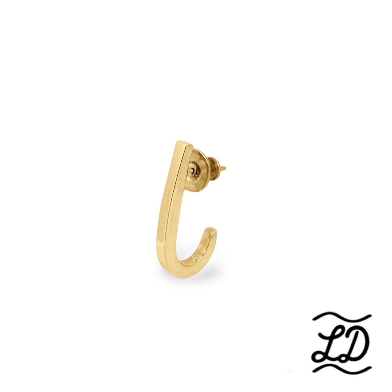 フィッシュフックピアス《LDSE-020/K18P》の写真