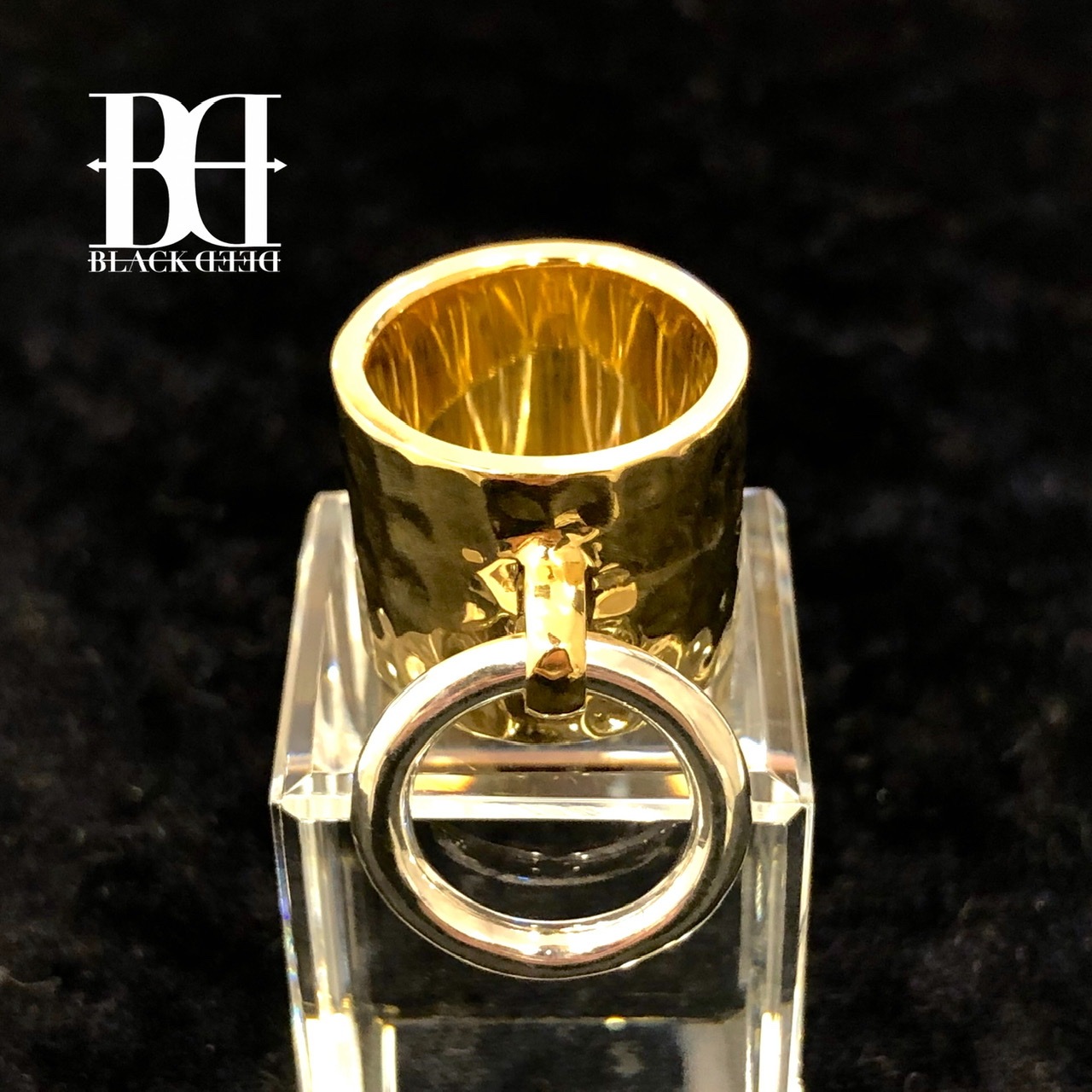 サーキュレーションワイドリング/ラージ ゴールドコーティングカスタム《BDSR-001-2GC》の写真