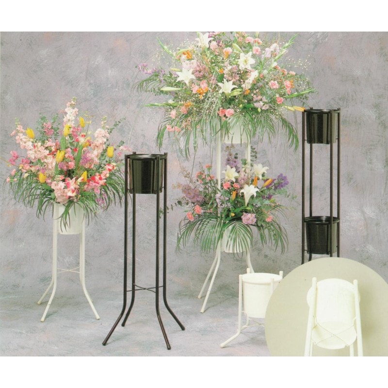 GV11120B GV盛花台H120ブラックｵﾄｼ2個付ｾｯﾄ | スタンド,盛花台