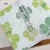 白雪友禅はんかち クローバー[メール便（ネコポス）対応商品]|白雪ふきん|雑貨ブランド