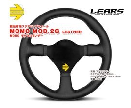 【価格変更】momo mod26 競技用ステアリング MOMO（モモ） ステアリング MOD.26 290mm モデル26 ブラックスエード