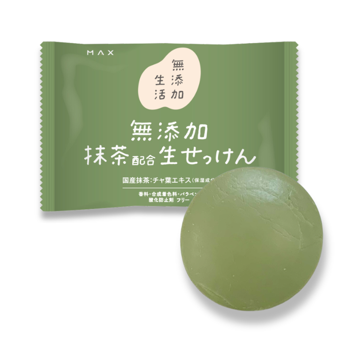 無添加抹茶生せっけん　80ｇ