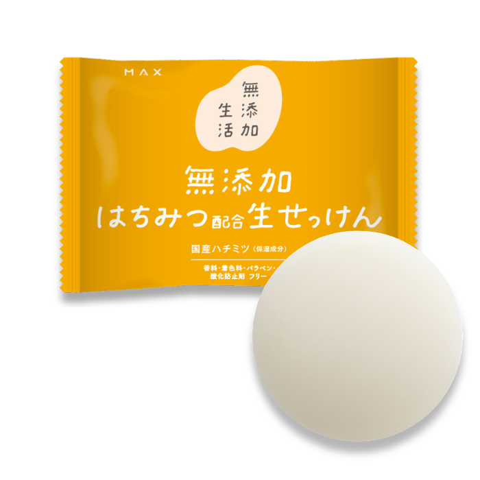 無添加はちみつ配合生石けん　80ｇ