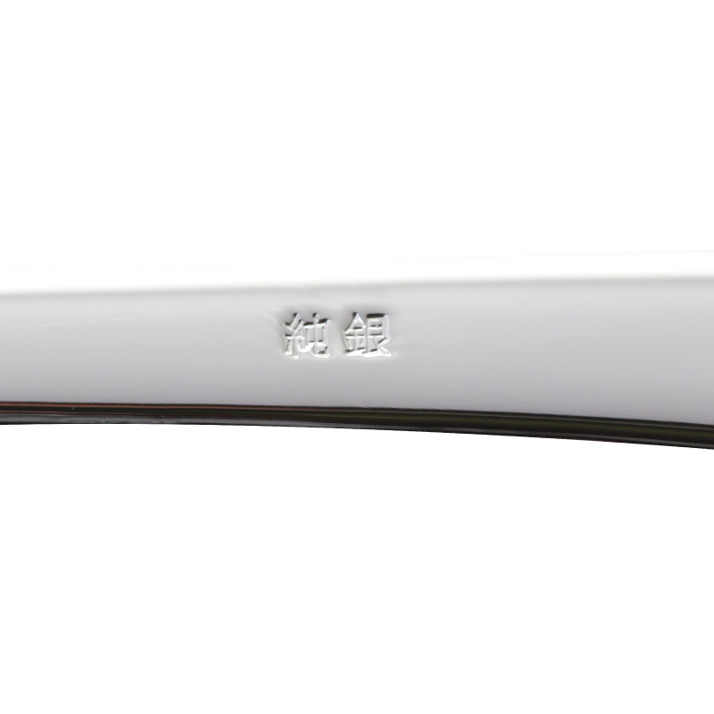 ののじ 純銀製・離乳食スプーン(ロジウムコーティング)