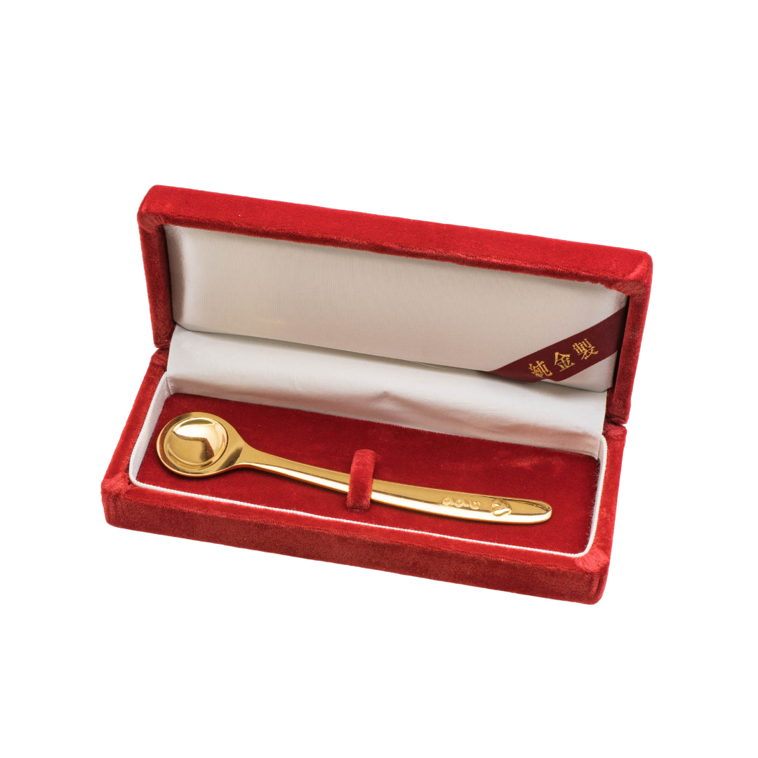 ののじ 純金製・離乳食スプーン