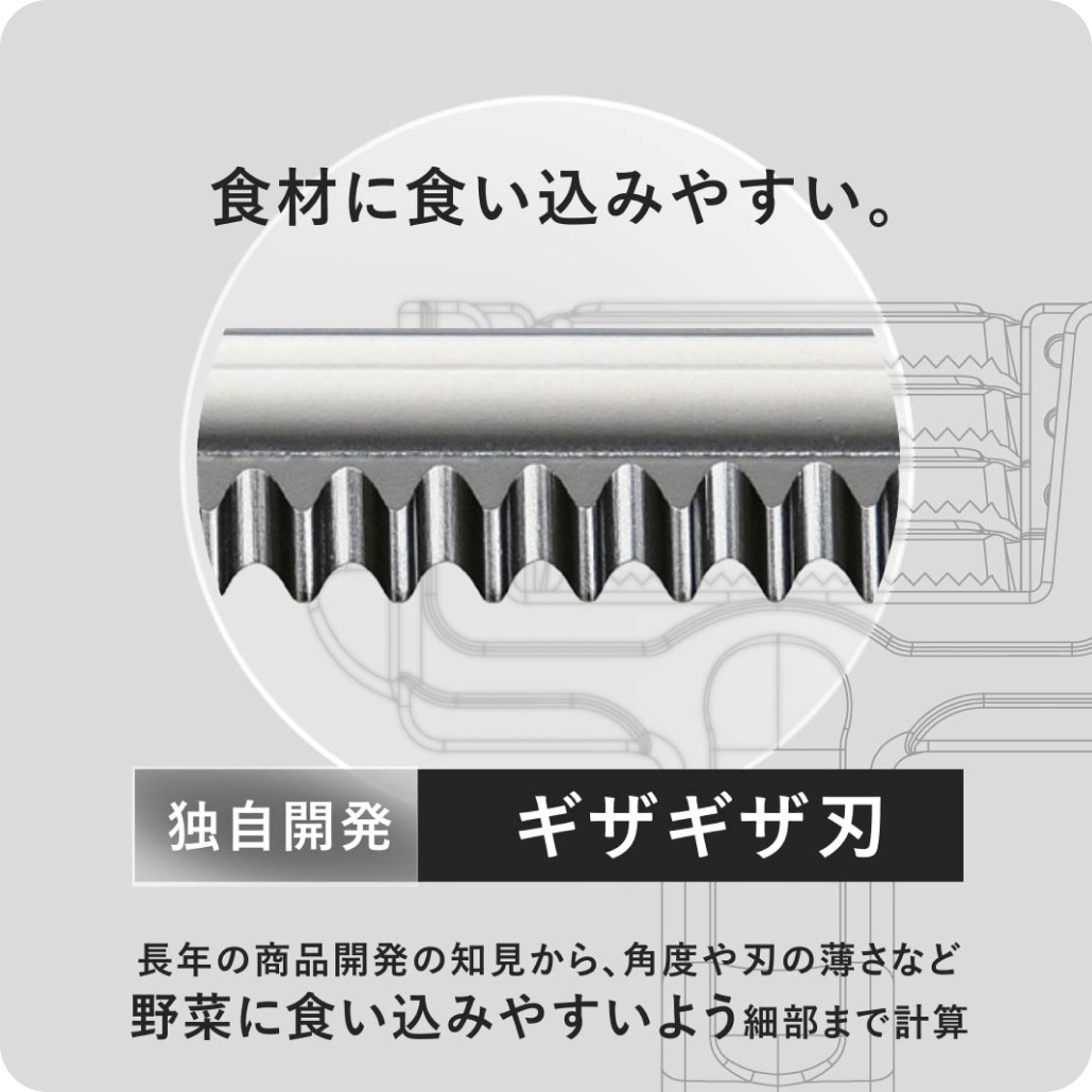 天才ピーラー【トレイ付】+ベジホルダーセット