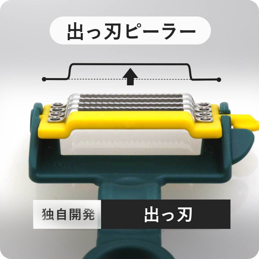 天才ピーラー【トレイ付】+ベジホルダーセット