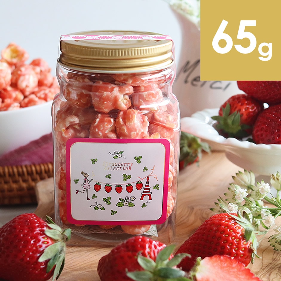 パリ・ホワイトショコラ＆ストロベリーポップコーン ジュエル