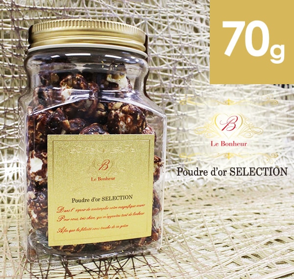 金粉　パリ・ショコラ＆ピーナッツポップコーン 　【ボトルジュエル】